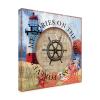 Art Licensing Studio 'Circled Lighthouse 1' Outdoor Canvas 24x24 view 2