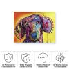 Trademark Fine Art Dean Russo 'Tilt Dachshund Love' Outdoor Canvas 18x24 view 3