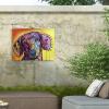 Trademark Fine Art Dean Russo 'Tilt Dachshund Love' Outdoor Canvas 18x24 view 4