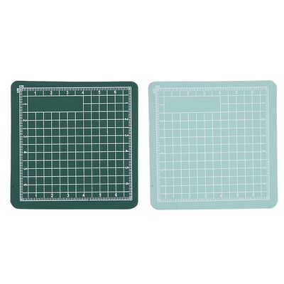 Cutting Mat 8x8cm, 2Pcs Craft Cutting Board Self Healing Sewing Mat Mini Cutting Mat for Scrapbooking Quilting Sewing Arts Crafts