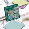 Cutting Mat 8x8cm, 2Pcs Craft Cutting Board Self Healing Sewing Mat Mini Cutting Mat for Scrapbooking Quilting Sewing Arts Crafts view 2