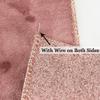 HUIHUANG Christmas Velvet Wired Ribbon 2-1/2" Rose Gold Velvet Ribbon with Glitter Rose Gold Backing, for Christmas Tree, Tree Top Bows, Wreath, Graland, Home Decor Crafts- 10 Yards view 3