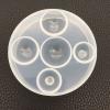 QMIQMI Epoxy Mold Set 2Pcs DIY Crystal Glue Mold Silicone Mold Square Round Handmade A view 1