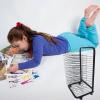 CMMC Mobile Art Drying Rack for Home or Classroom Use, Keep Artwork Protected While Drying, Space Saving Rack, Sturdy Paint Drying Rack with Lockable Wheels (Size : 25-Layer) view 4