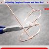GOLD DEER Chain Nose Pliers Eyeglasses Repairing Plier Optical Adjusting Glasses Long-Nose Pliers Adjusting Eyeglass Arms Frame Pliers Eyeglass Sharp Needle Nose Pad Arm Pliers Jewelry Making Pliers view 3