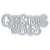DzIxY Shadow Christmas Wishes Metal Cutting Dies for Card Making Kit Embossing Paper Die Cuts Scrapbook Machine Stencils Storage Pockets Supplies view 1