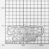 DzIxY Shadow Christmas Wishes Metal Cutting Dies for Card Making Kit Embossing Paper Die Cuts Scrapbook Machine Stencils Storage Pockets Supplies view 3