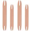 4pcs DIY Wooden Weaving Shuttles Small and Big Size Wood Knitting Tools Knitting Weaving Tools view 1