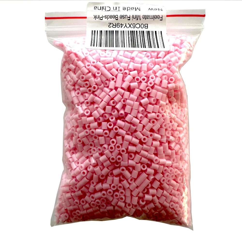 Feelmate Mini Fuse Beads Kit 5,000 pcs 2.6mm Tiny Fuse Beads Kit Iron Beading Craft Set