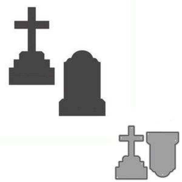 Tombstone Metal Cutting Dies Cut Die Mold Scrapbook Card Paper Craft