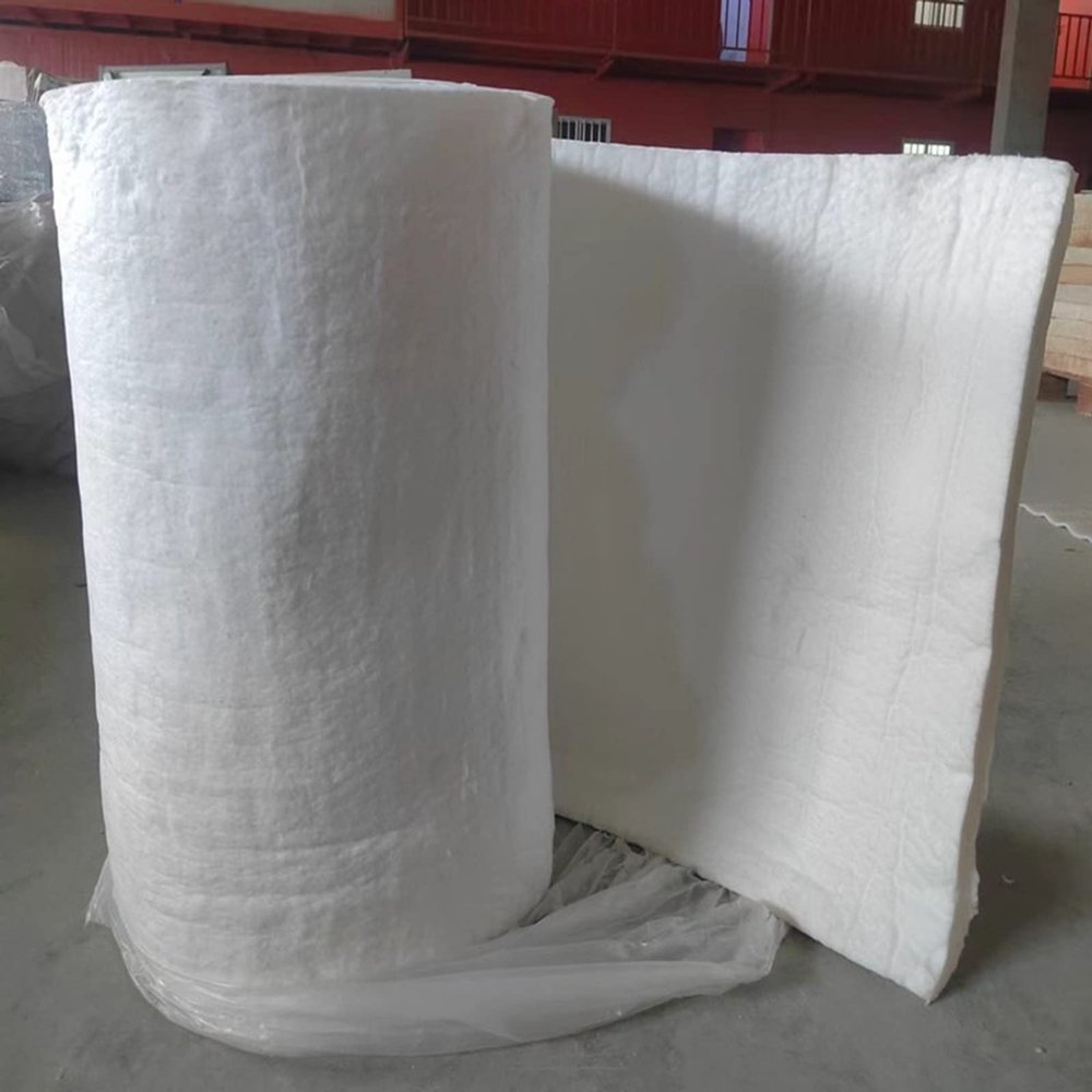 EMENAR Ceramic Fiber Insulating Blanket, Temperature 1260Celsius Fireproof Insulation High Temperature for Kilns, Ovens, Furnaces, Forges, Stoves and More (Color : 0.61x1m 2cm)