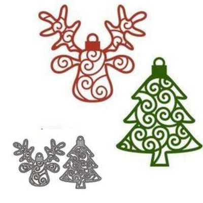 Christmas Ornaments Decoration Metal Cutting Dies Scrapbook Card Paper Craft