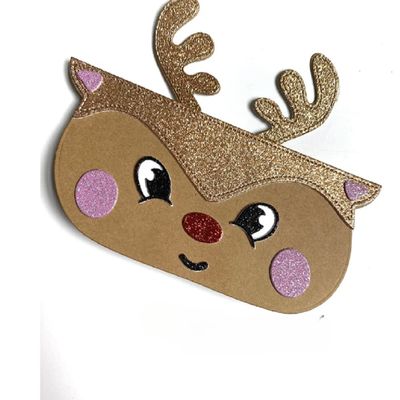 Christmas Reindeer Bag Topper Metal Cutting Dies Scrapbooking Card Paper Craft