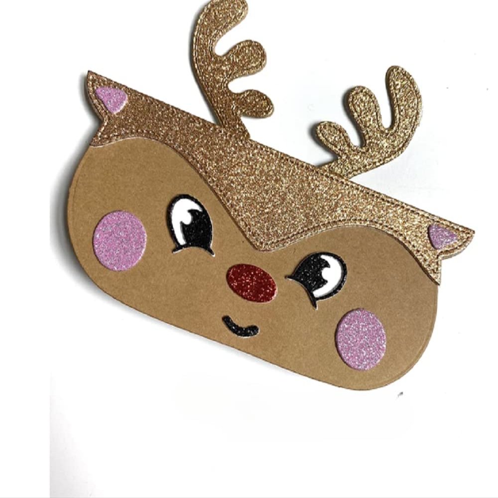 Christmas Reindeer Bag Topper Metal Cutting Dies Scrapbooking Card Paper Craft