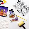 ORIGACH Halloween Pumpkin Witch Clear Stamps, Witch Trick or Treat Reusable Transparent Silicone Stamps for Halloween Card Making DIY Scrapbooking, 6.3x4.3inches view 4