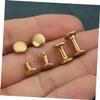 40sets Double-Sided Rivets for Leather Craft Flat Design for Bags Clothing Shoes Belts Easy Installation Leather Repair Accessories view 2