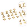 40sets Double-Sided Rivets for Leather Craft Flat Design for Bags Clothing Shoes Belts Easy Installation Leather Repair Accessories view 4