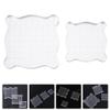 COHEALI Acrylic Stamp Blocks 2 Pack 2.93 Inch Clear Stamping Blocks with Comfortable Grip for DIY Crafting Card Making Scrapbooking view 3