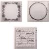 BPILOT 3 Piece 5.7 x5.7 Plastic 3D Texture Impression Embossed Folder Suitable for Scrapbooking,Photo Album Decoration,Wedding Arrangement,Greeting Cards. (Size : 10) view 2
