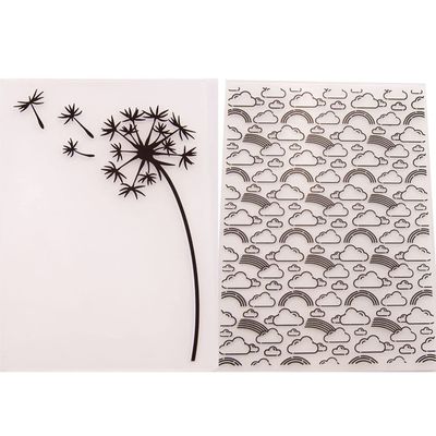 BPILOT 2piece 5.7 x 4.2 Plastic Embossed Template Embossed Background Pattern Folder DIY Craft Paper Card Making Christmas Album Paper Greeting Card Album Wedding Decoration Scrapbook (Size : 11)