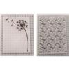 BPILOT 2piece 5.7 x 4.2 Plastic Embossed Template Embossed Background Pattern Folder DIY Craft Paper Card Making Christmas Album Paper Greeting Card Album Wedding Decoration Scrapbook (Size : 11) view 2