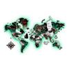 JustLikeWood 118x68 LED & ACRYLIC Glass 3D Wooden World Map Wall Art PERFECT WORLD, Places I've Been Map, World Travel Map, Map of the World for Wall, Emerald Green view 1
