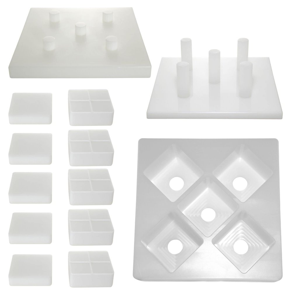 Essential Depot R.E.D. Multipurpose Mold (Diamond Shaped) for Bath Bomb Making - Use by Hand or with The R.E.D. Press - HDPE, NSF, Food Grade