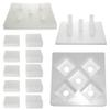 Essential Depot R.E.D. Multipurpose Mold (Diamond Shaped) for Bath Bomb Making - Use by Hand or with The R.E.D. Press - HDPE, NSF, Food Grade view 1
