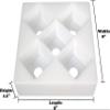Essential Depot R.E.D. Multipurpose Mold (Diamond Shaped) for Bath Bomb Making - Use by Hand or with The R.E.D. Press - HDPE, NSF, Food Grade view 2