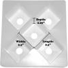 Essential Depot R.E.D. Multipurpose Mold (Diamond Shaped) for Bath Bomb Making - Use by Hand or with The R.E.D. Press - HDPE, NSF, Food Grade view 3