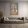 FLFGIDD Decor Canvas Wall Sewing Woman Cave for your relatives and friends 24X36inch-Without Framed view 4