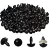 Zhbrchz 320pcs Include 160pcs 12mm Black Plastic Safety Eyes Crafts Safety Eyes with 160pcs Washers for Amigurumi Crochet Bears Stuffed Animals Doll Making view 1