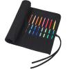 ECHSRT Paint Brush Holder Roll Up Case Storage for Artist Acrylic Oil Watercolor, Holders and Organizers 30 SlotsBlack view 2