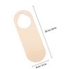 HOMSFOU 10pcs Unfinished Wood Door Knob Hangers Blank Natural Wooden Door Knob Signs Knob Hangers Plaque Cutouts Easy to Paint Arts and Crafts for Home Office view 2