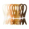 ODETOJOY 10mm Quilling Strips Beige 120pcs, 21 Inch Length, Solid Color for Star Origami & Craft Projects | Premium DIY Supplies view 2