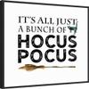 Amanti Art Framed Canvas Wall Art 30x30 Just a Bunch of Hocus Pocus Broom Portfolio, Framed Wall Art Canvas, Holidays Artwork, Modern Decor, Large Poster Painting for Living Room, view 2