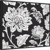 Amanti Art Framed Canvas Wall Art 30x30 Ceylon Gardens III BW by Wild Apple Portfolio, Framed Wall Art Canvas, Flowers Artwork, Modern Decor, Large Poster Painting for Living Room, Bedroom, Bathroom, view 2