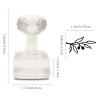 CRASPIRE Acrylic Soap Stamp Olive Leaf Handmade Clear Soap Chapter Branch Imprint Embossing with Handle 1.57" Embossing for DIY Arts Crafts Making Wedding Clay Cookie Pottery Biscuits Projects view 2