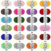 2 Rolls Soft Milk Cotton Yarn Skeins for DIY Doll Sweater Hats Scarf Shawl (18 Black) view 3