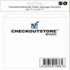 100 CheckOutStore Cardstock Clear Storage Pockets (12 3/4 x 12 3/4) view 1