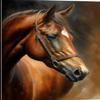 12X16Inch Diamond Painting Kits Hand-Painted Horse, Diamond Painting 5D Full Diamond Embroidery Art for Beginners Handmade Crafts for Wall Decor or Gifts view 1
