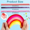 Ireer 4950 Sheets Origami Star Paper Strips 27 Solid Color Glows in The Dark Origami Space Sky Double Sided Stars Paper Strips for Arts Crafts (Star) view 2