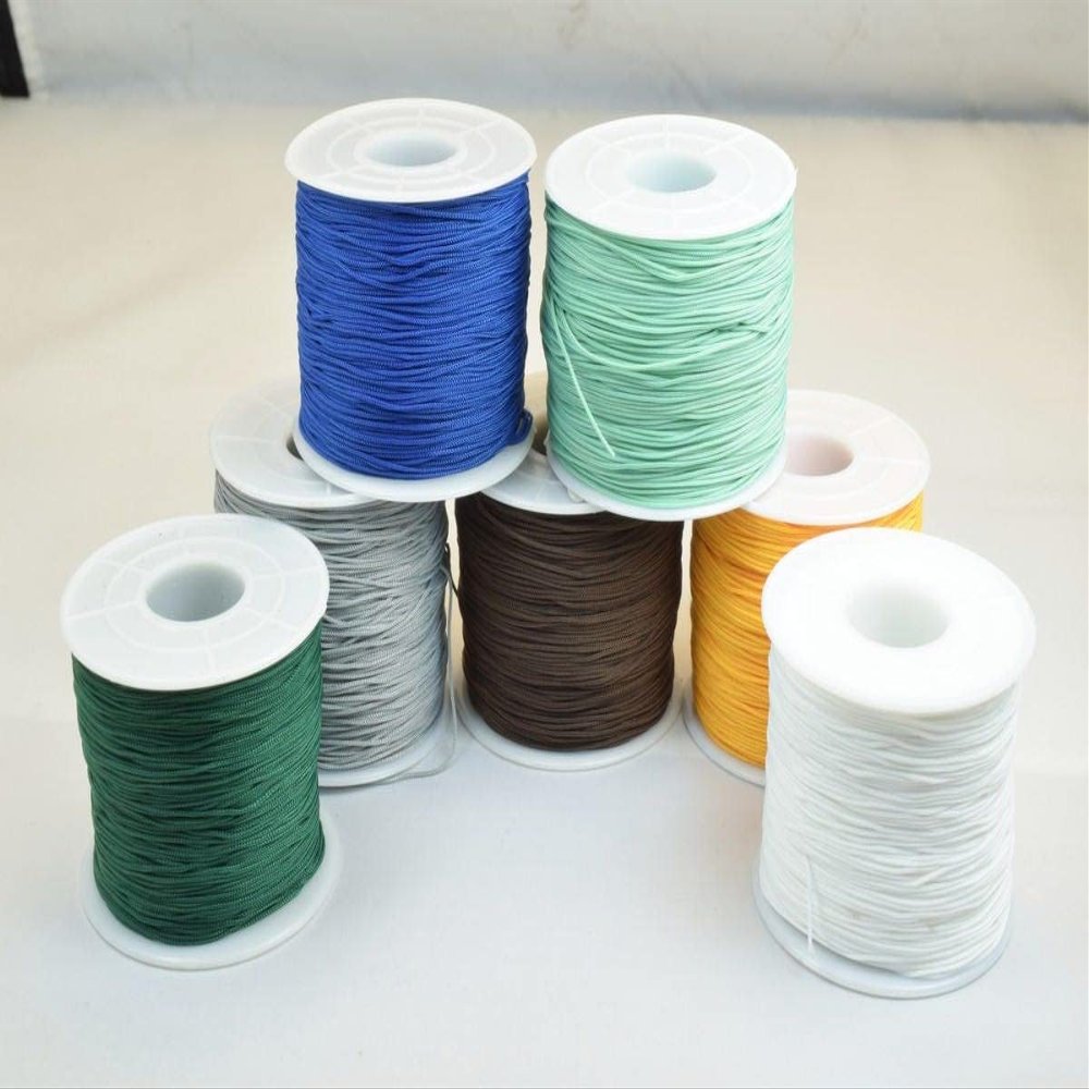 0.8mm Knot Nylon Cord Shamballa Macrame Beading Kumihimo String 100 Meters Cord Knot Shamballa Macrame Bead Beading Size 0.8mm Thread Cord