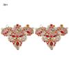 Crystal Applique Clothes, Appliques2pcs Rhinestone Crystal, Rhinestones Glass Stones Glitter Applique Sew On Faux Pearl Patch for Clothes Shoes Bag (#5) view 2