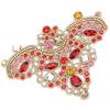 Crystal Applique Clothes, Appliques2pcs Rhinestone Crystal, Rhinestones Glass Stones Glitter Applique Sew On Faux Pearl Patch for Clothes Shoes Bag (#5) view 3