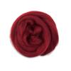 Revolution Fibers Dyed Corriedale Wool | 8.2 Ounces of Premium Combed Wool Top | 26 Micron, 100% Pure Corriedale Wool Roving, Ethically Sourced (Ruby Red) view 1