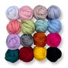 Revolution Fibers Dyed Corriedale Wool | 8.2 Ounces of Premium Combed Wool Top | 26 Micron, 100% Pure Corriedale Wool Roving, Ethically Sourced (Raven Black) view 2