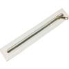 Queenbox 1.5x9.2in Synthetic PU Leather Zipper, Metal Coil Tape Pull Tab Slider for Sewing Garment Bag Repair, White view 4