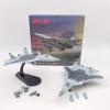 AZIZAT 1:100 Scale Russian Su-57 Fighter Aircraft Metal Military Plane Display Die-Cast Aircraft Model Plane for Collection Festival Gift Ornament view 2
