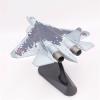 AZIZAT 1:100 Scale Russian Su-57 Fighter Aircraft Metal Military Plane Display Die-Cast Aircraft Model Plane for Collection Festival Gift Ornament view 3